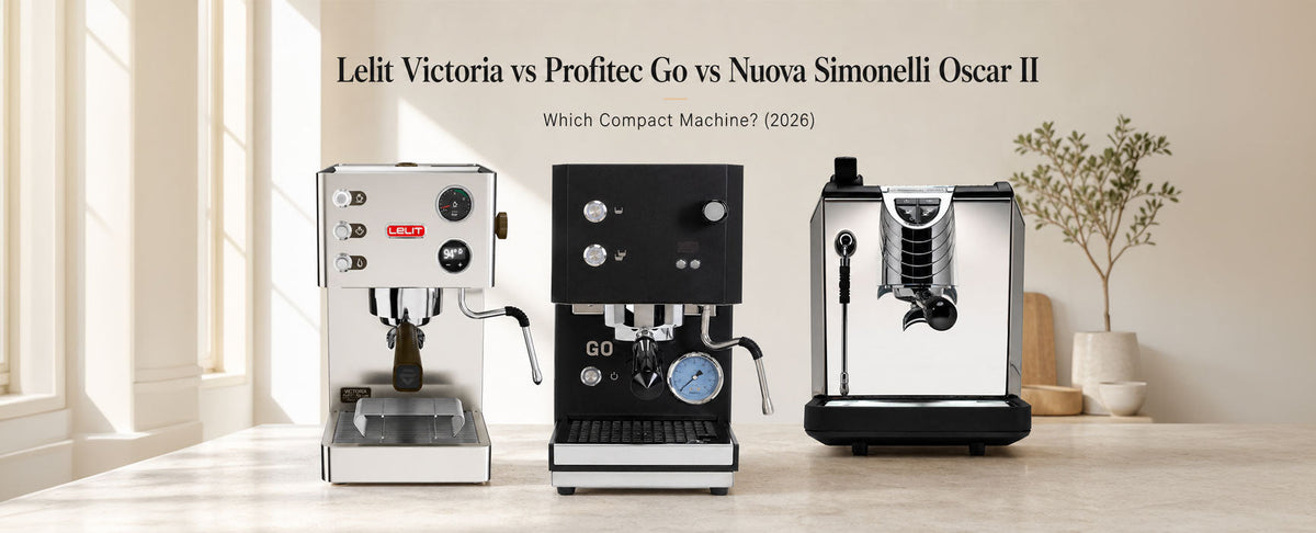 Lelit Victoria vs Profitec Go vs Nuova Simonelli Oscar II: Which Compact Machine?