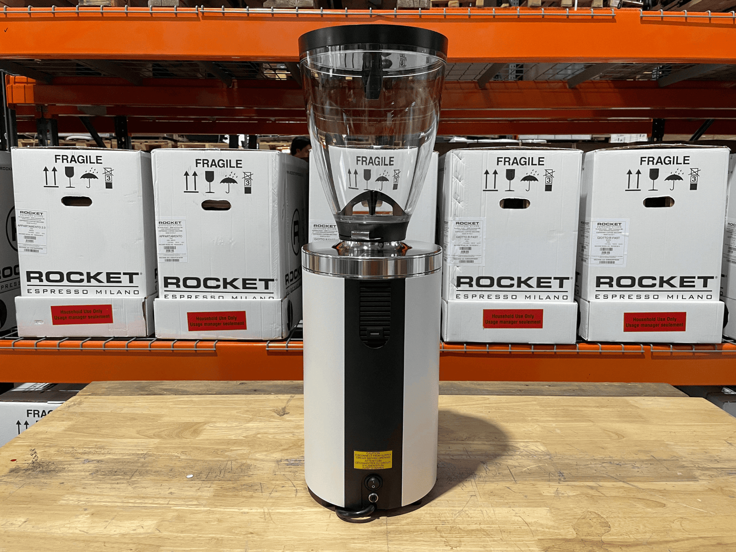 E65W Matte White Espresso Grinder (Open Box)