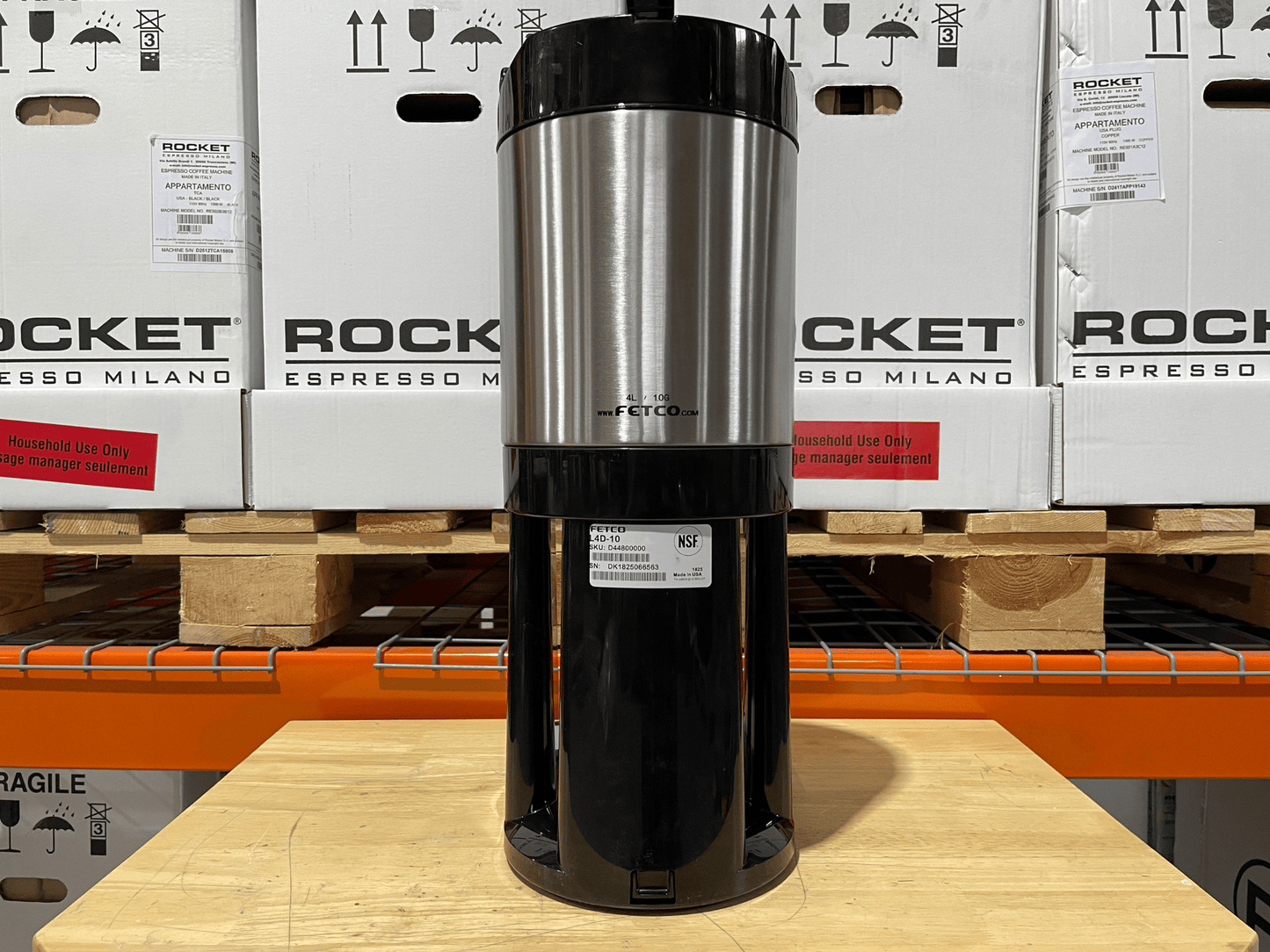 Luxus L4D Thermal Coffee Dispenser with Stand 1.0 Gal (Open Box)