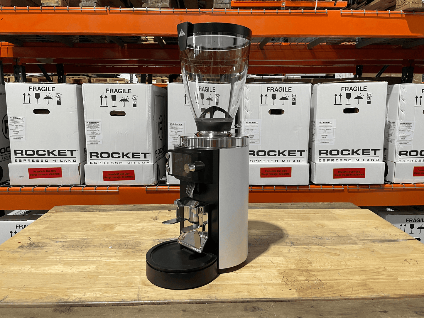 E65W Matte White Espresso Grinder (Open Box)