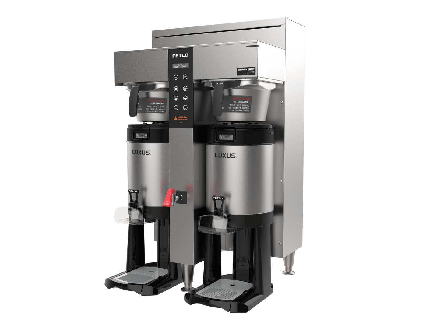 Fetco CBS-1252 Plus Series 1.5 Gallon Twin-Station Coffee Brewer | Pro Coffee Gear