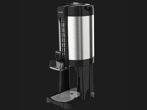 Fetco Luxus LGD Thermal Sight Gauge Coffee Dispenser with Stand | Pro Coffee Gear