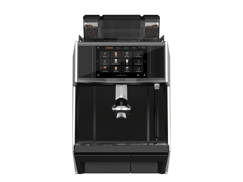 CAYE Smart X 2-Step Super Automatic Espresso Machine, Silver, front view