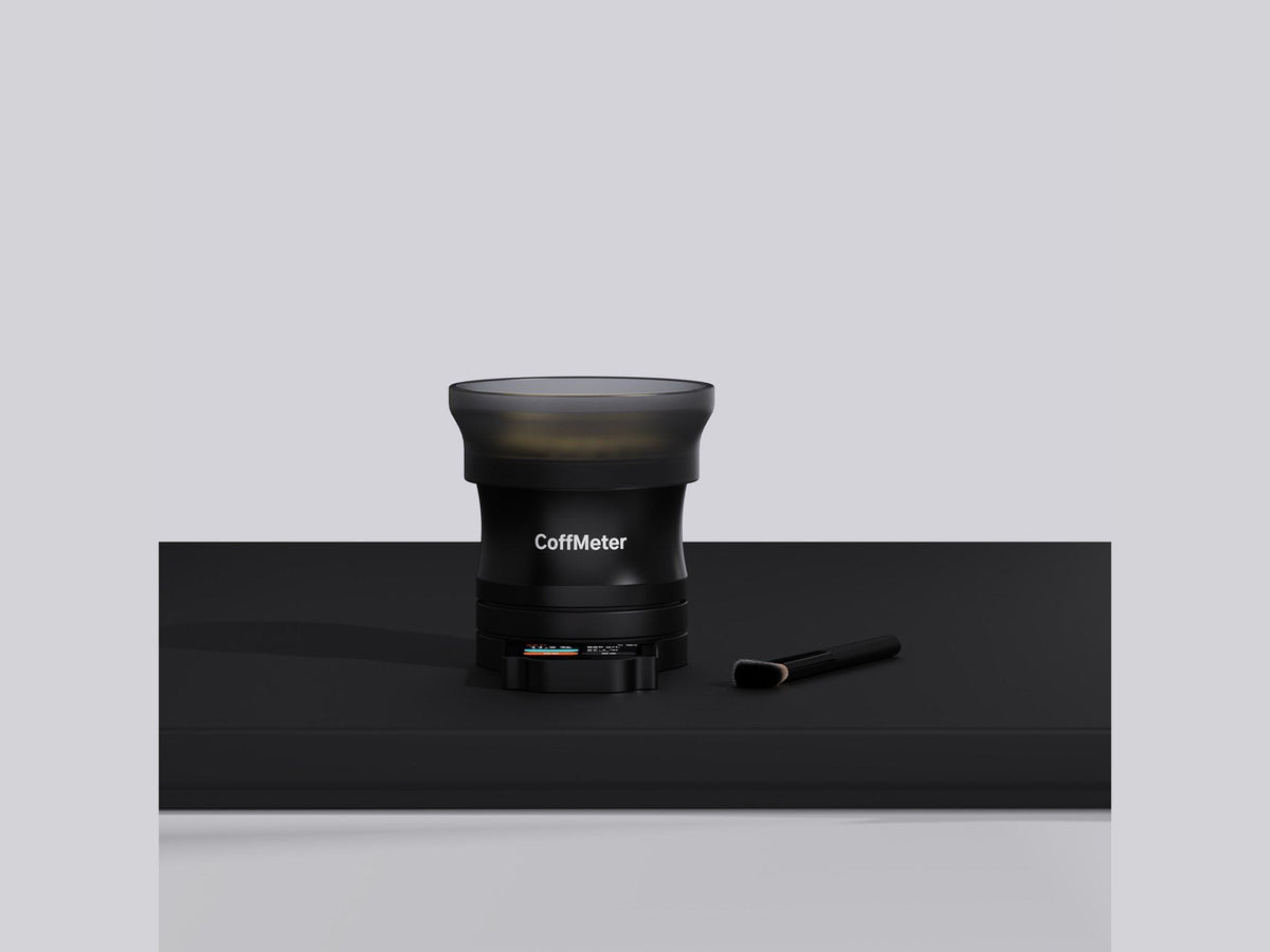 DiFluid CoffMeter M1 with filling funnel