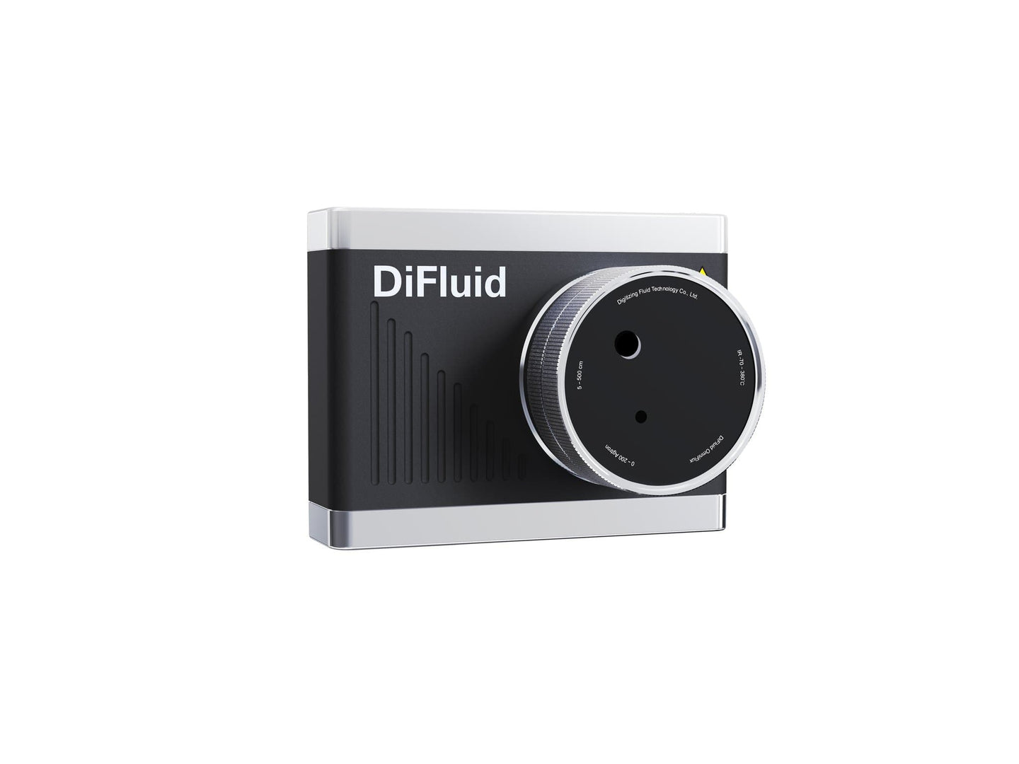 DiFluid OmniFlux roast tracker at an angle