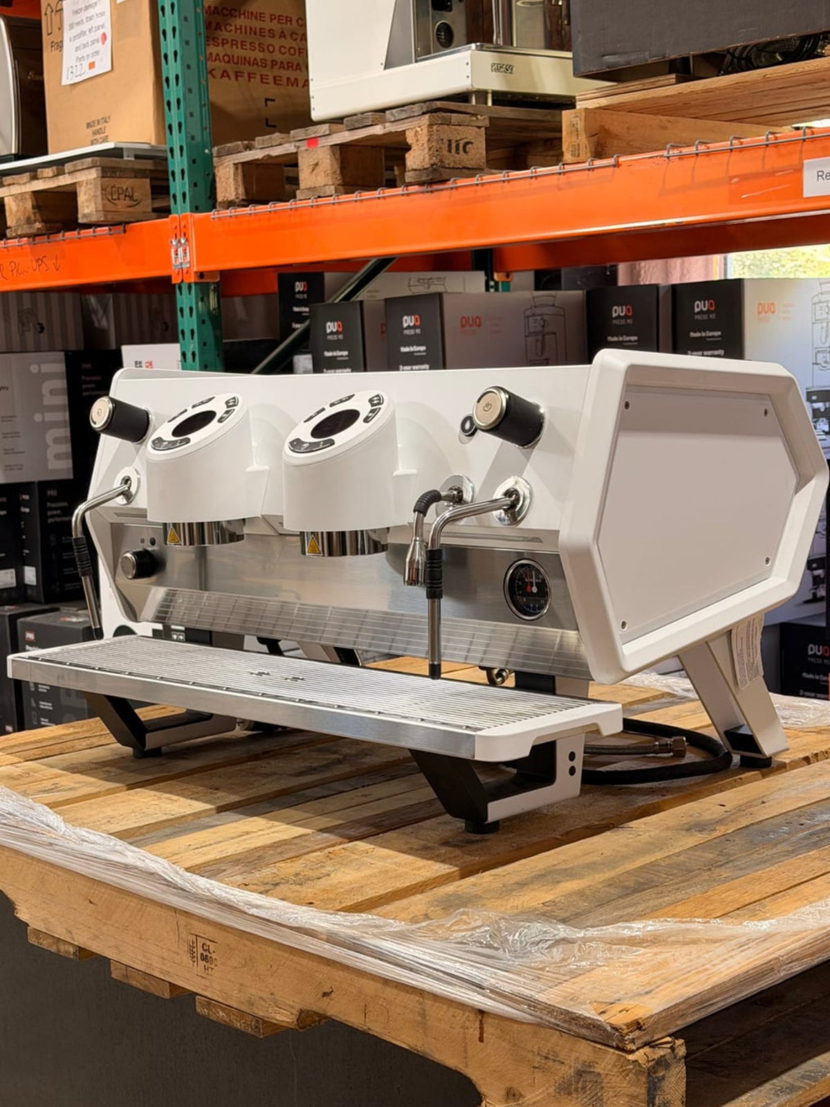 D8 - 2 Group Regular White Without GBS Kit Demo
