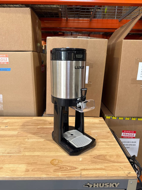Luxus L4D Thermal Coffee Dispenser with Stand - 1.0 Gallon Open Box