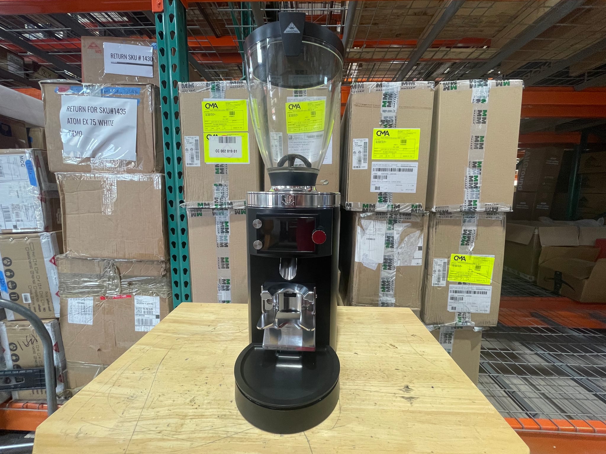 E65W Grind-by-Weight with Sync Espresso Grinder - Matte Black Demo
