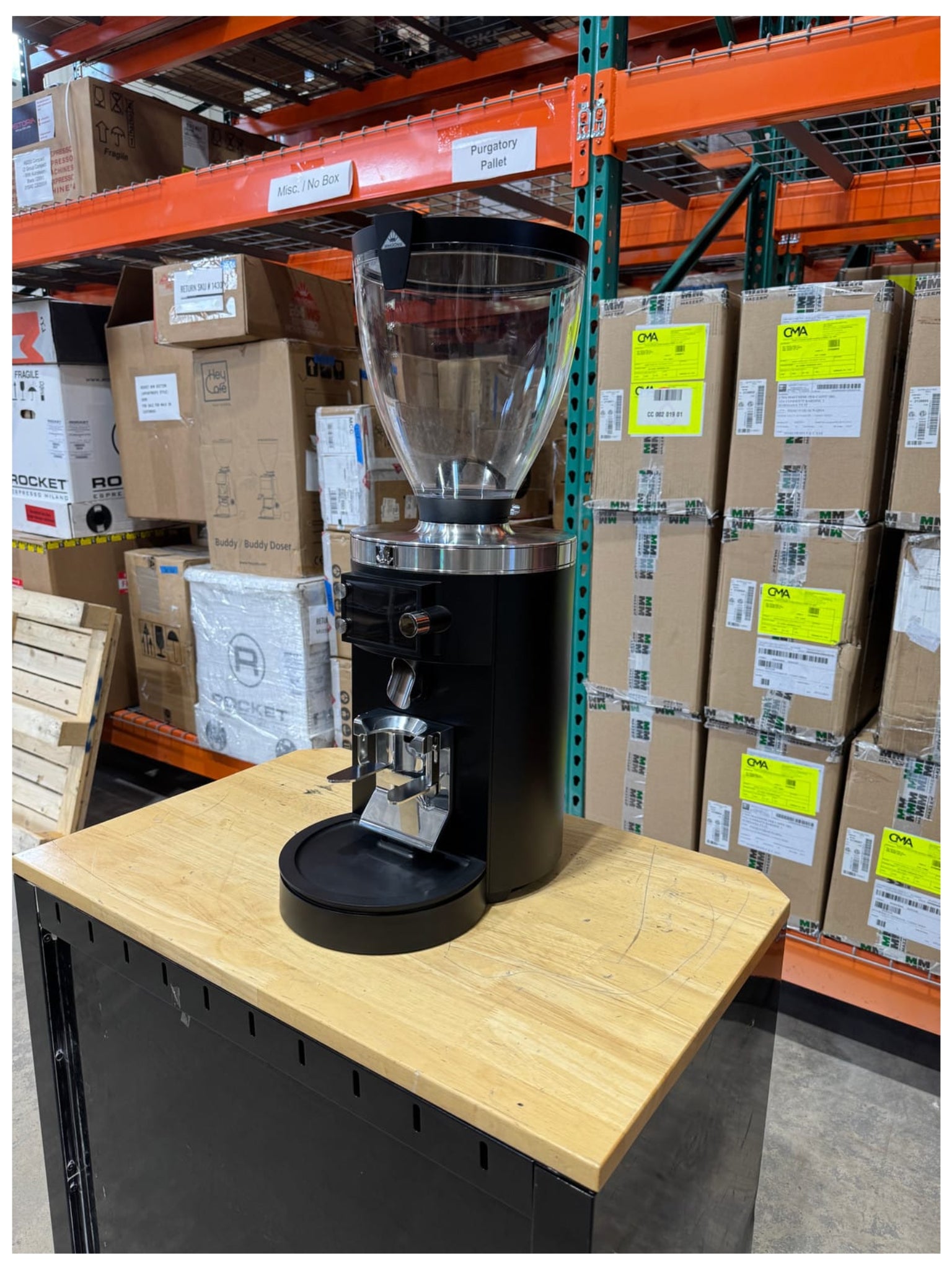 E80W Grind-by-Weight with Sync (E80W GbS) Espresso Grinder - Black Open Box