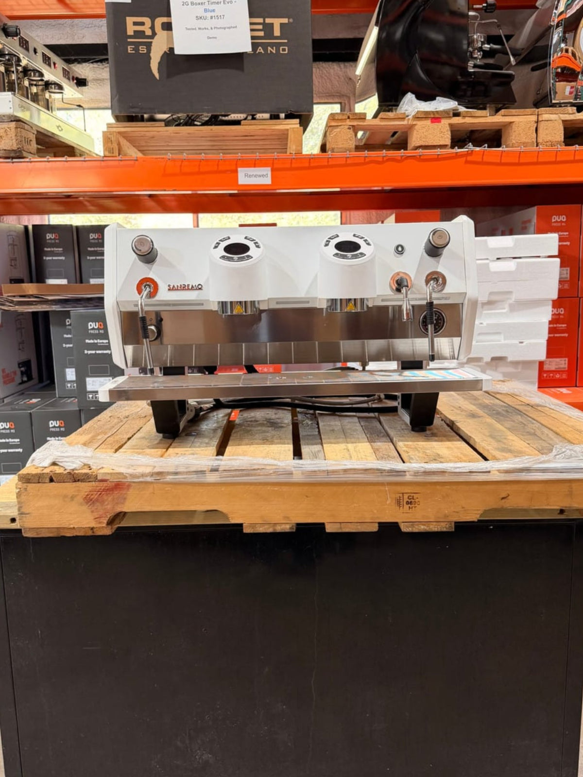 D8 - 2 Group Regular White Without GBS Kit Demo
