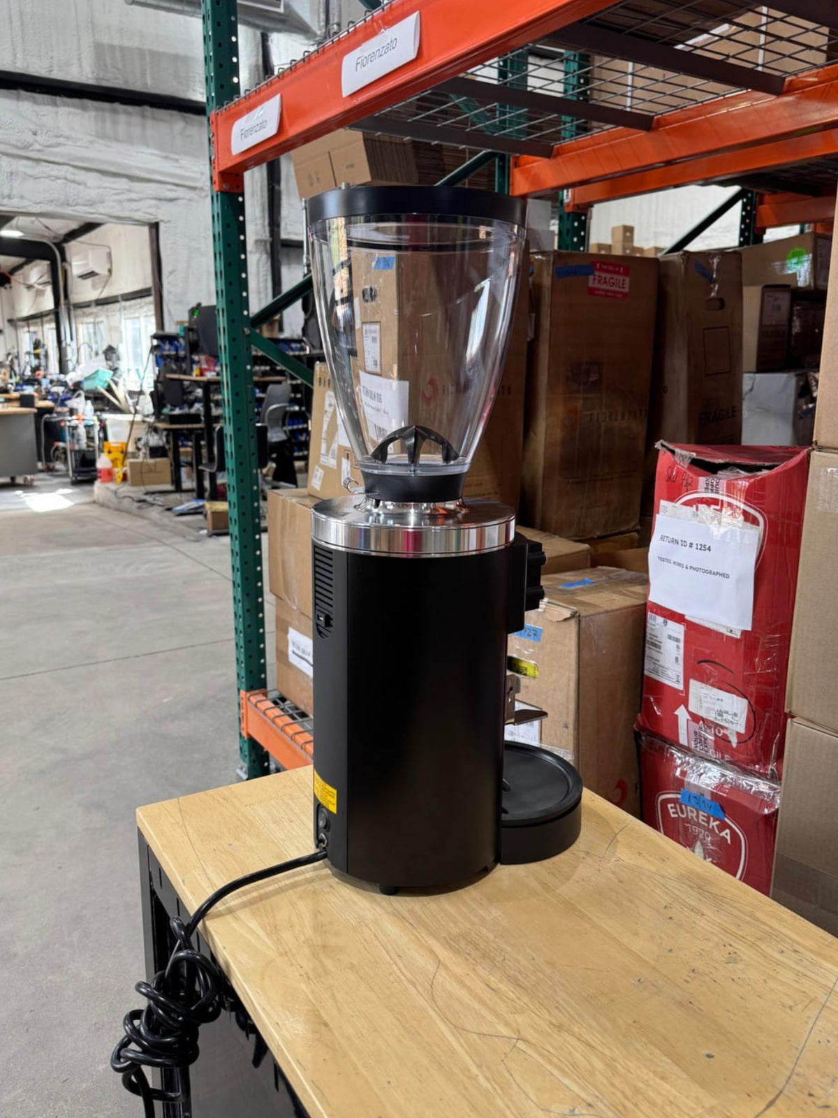 E65W Grind-by-Weight with Sync Espresso Grinder - Matte Black Open Box