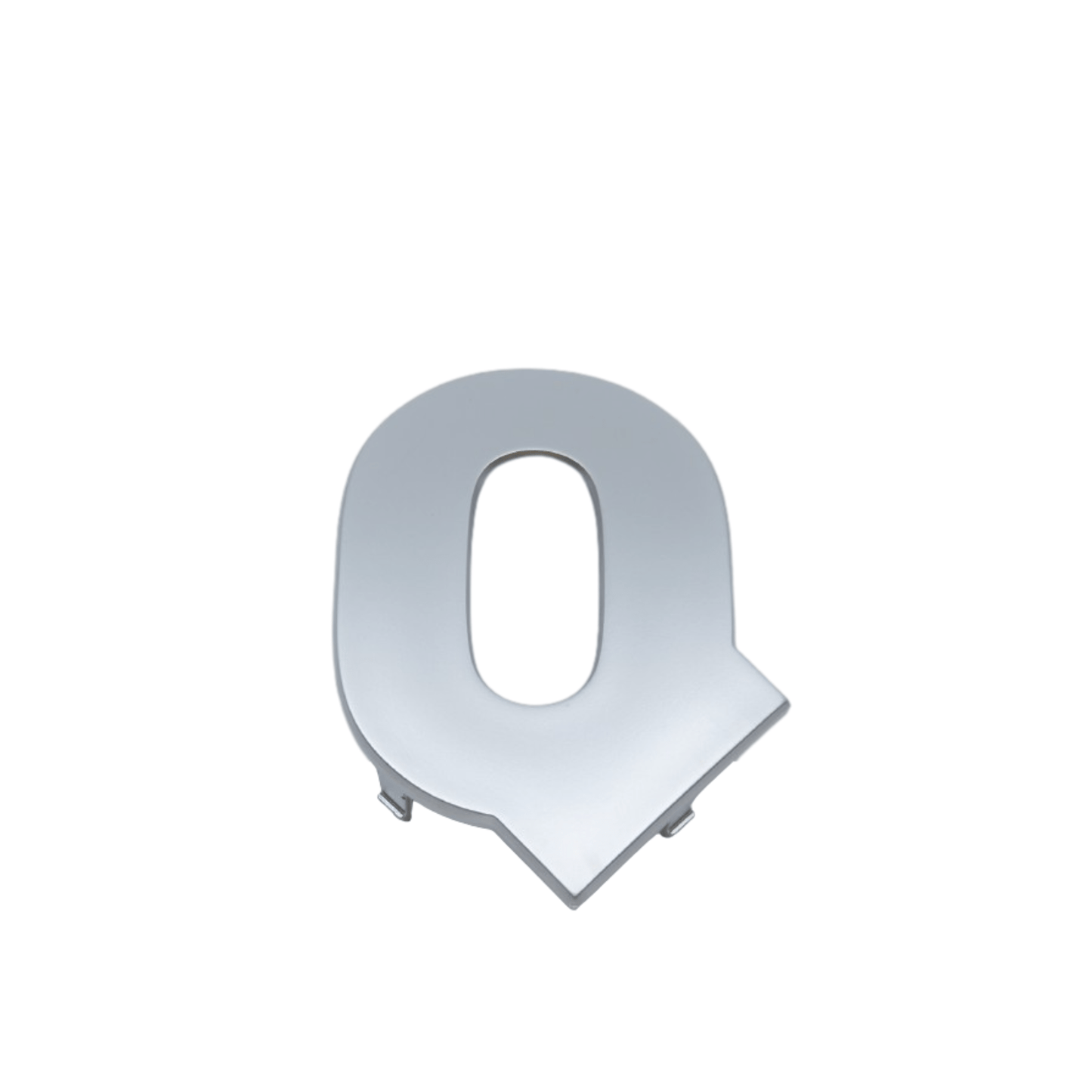 Q Logo Matt Chromium for Puq Q2 | Pro Coffee Gear